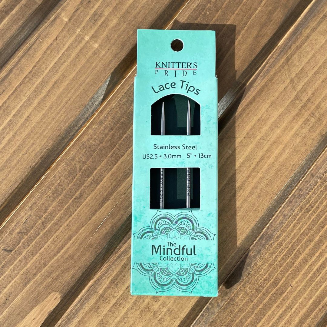Mindful 12.7cm (5″) Interchangeable Lace Knitting Needle Tips